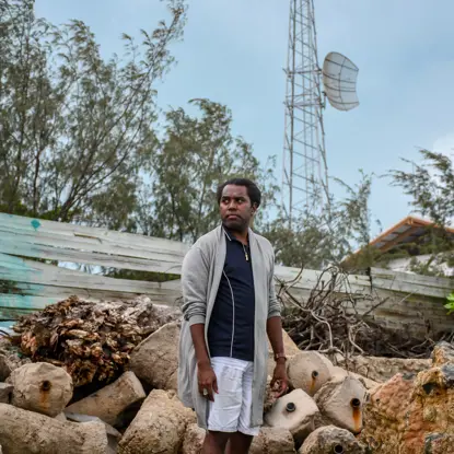 A Torres Strait Indigenous traditional owner